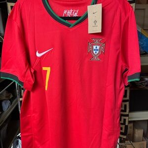 Nike Portugal Ronaldo Euro 2024 Home Kit Jersey